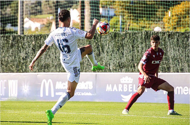 El Marbella FC acaba con nervios tras ser muy superior al filial del Cádiz (3-1)