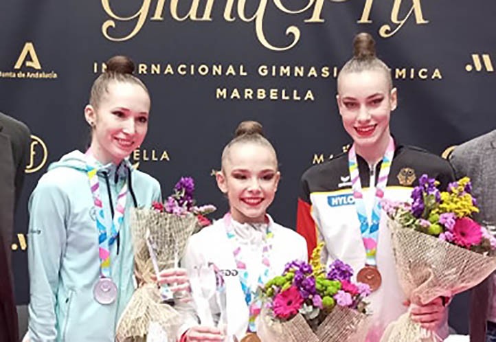 La gimnasta búlgara Stiliana Nikolova gana el Grand Prix de Marbella 2024