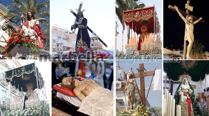 Horarios y recorridos de la Semana Santa 2024 de San Pedro Alcántara 