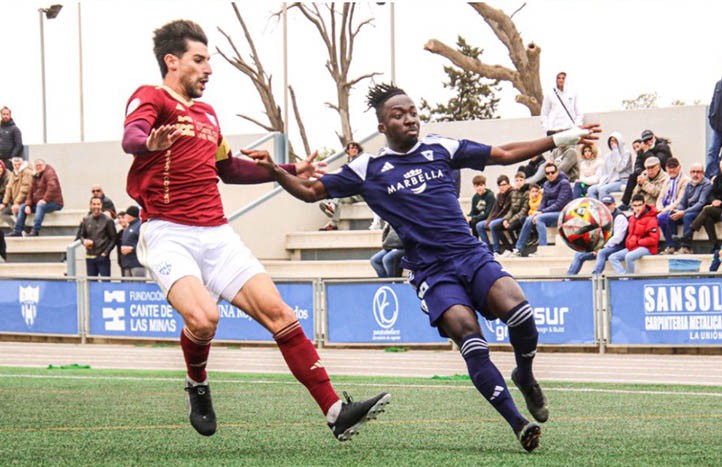 El Marbella FC se atasca en el campo de La Unión y encaja otra derrota (1-0)