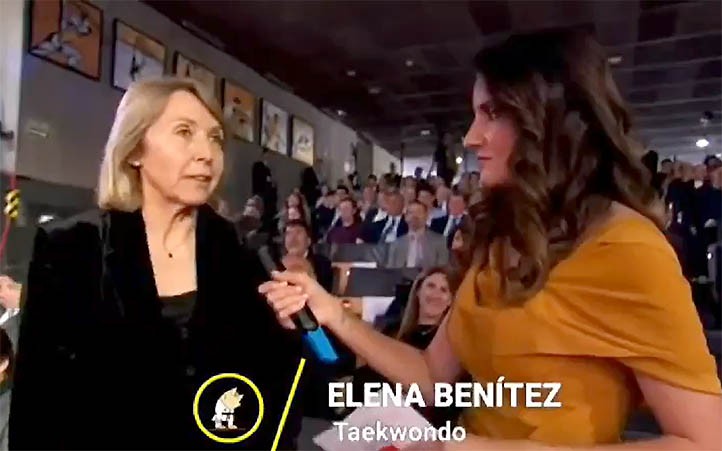 La sampedreña Elena Benítez participa en el homenaje a los olímpicos de 1992