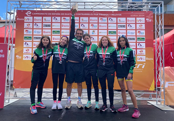 Subcampeonato de España para las chicas del Serman Triatlón Marbella