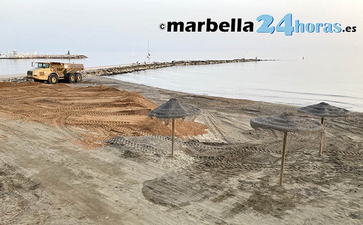 El largo camino para estabilizar las playas de Marbella parece llegar al final