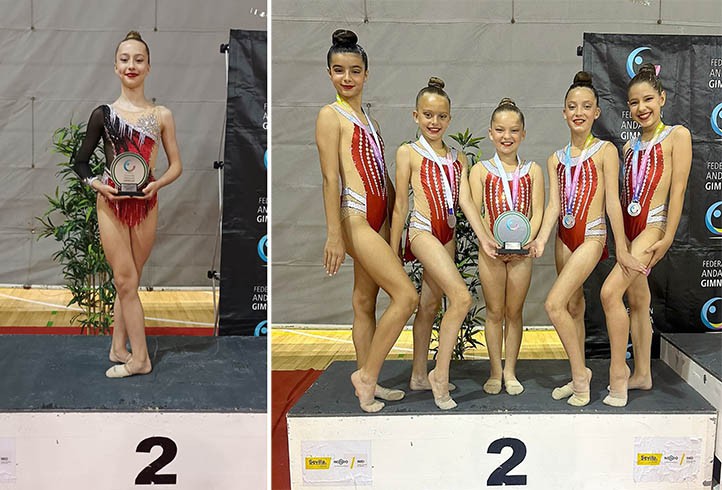 Dos medallas para el Gimnasia Rítmica Marbella en la Final Andaluza Precopa