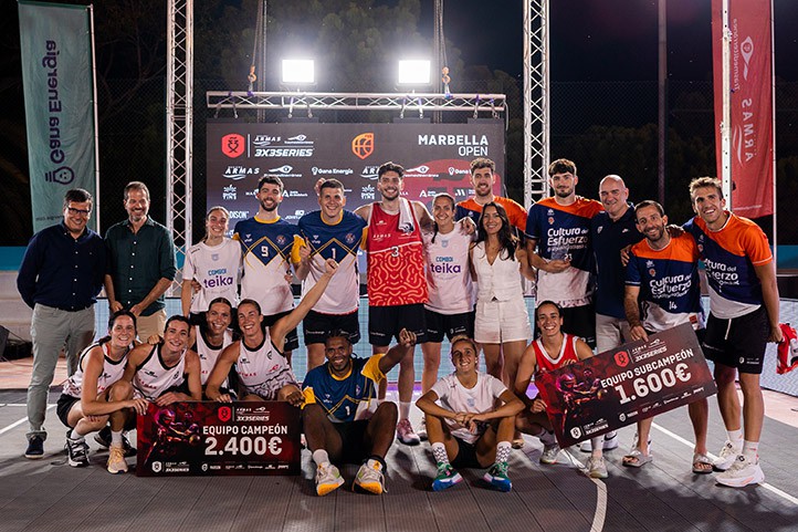 Valencia 3x3 y BT Élite 3x3 se proclaman campeones del Marbella Open