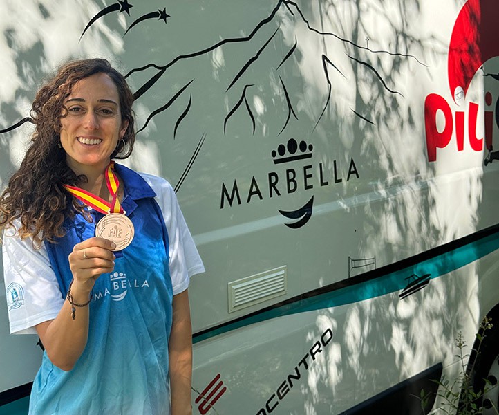 La marbellí Pilar Montero, bronce en el Campeonato de España de Parapente