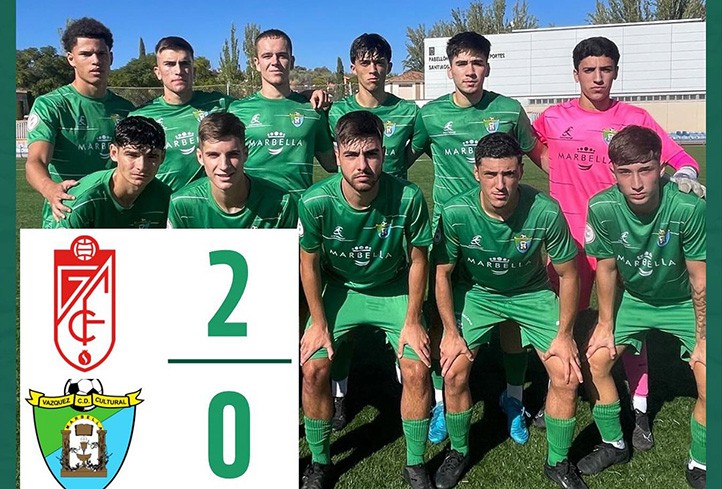 El Vázquez Cultural cae con honor ante un poderoso Granada (2-0)