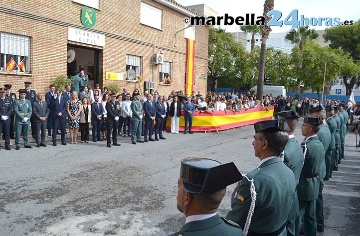 La Guardia Civil de Marbella celebra sin lluvia el día de su patrona