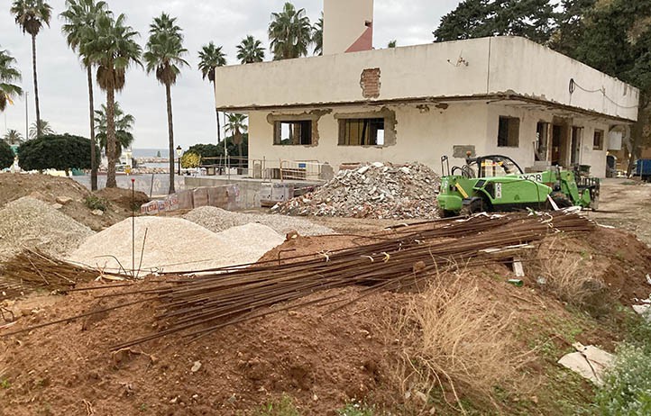 Tras dos meses se retoman las obras del Faro de Marbella de "forma limitada"