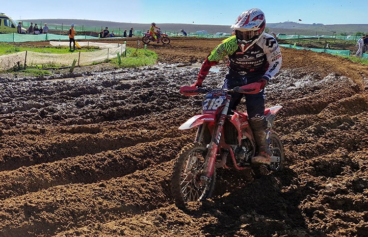 Gran resultado de Marino Villar para liderar el Andaluz en MX2 y 125 cc