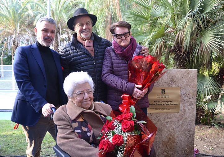 Marbella homenajea a sus primeras concejalas: Marina Torres y Pepi Romero