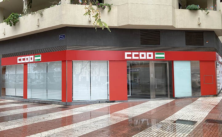 El sindicato CCOO estrena sede para los trabajadores de Marbella 