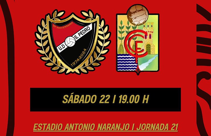 Entrada libre para el partido entre la UD San Pedro y el Cuevas CF