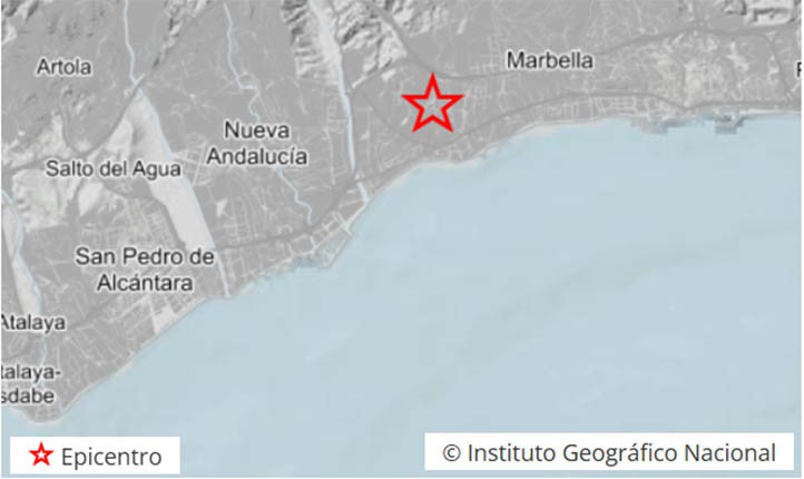 Marbella registra un pequeño terremoto que no se ha percibido