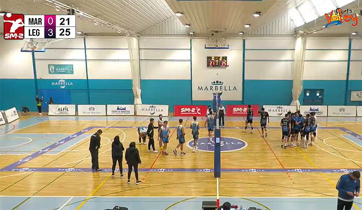 El Marbella Costa del Voley no puede con el UC3M Leganés (0-3)