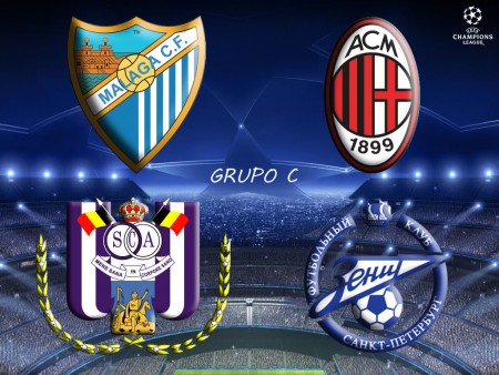 Milán, Zenit y Anderlecht, rivales del Málaga en la fase de grupos