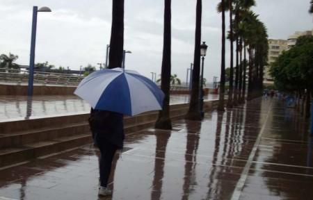 La lluvia deja solo 10,6 litros por metro cuadrado en Marbella