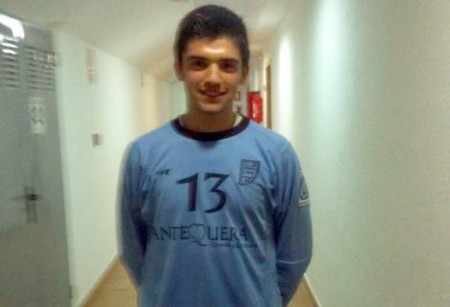 Salvi Bernal, contento tras su debut como titular en Segunda División