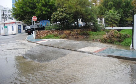 La lluvia deja en Marbella más de 40 litros por metro cuadrado en los dos últimos días