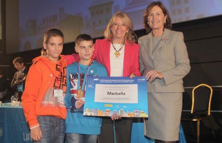 Marbella recoge el Premio de Buenas Prácticas que otorga UNICEF