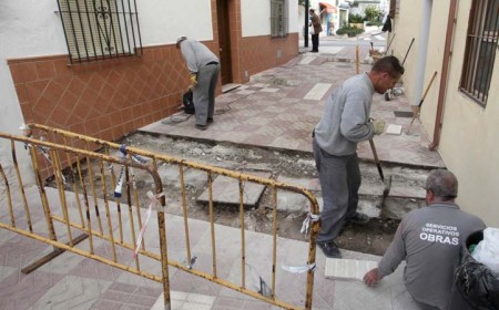 Obras acomete trabajos de acondicionamiento en Fuentenueva y el Salto del Agua