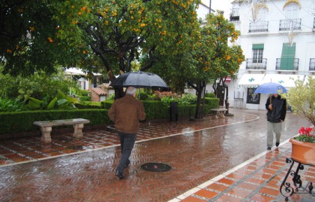 Las lluvias por la alerta amarilla dejan en el municipio hasta 29,1 litros por metro cuadrado