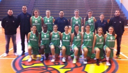 La selección andaluza, con la marbellí Claudia Alonso, sexta en el Nacional cadete femenino