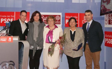 El PSOE celebra el Día de la Mujer con una entrega de placas y la proyección de un documental