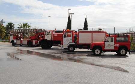 Detienen a un búlgaro por robar un camión de bomberos en Marbella