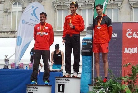 Carretero, medalla de bronce en el Campeonato de España de maratón