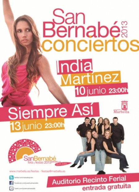 Programación de la Feria de San Bernabé 2013