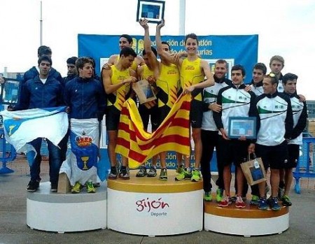 La selección andaluza masculina de Óscar Torres y Sergio Castro consigue la medalla de bronce