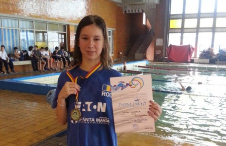 Andrea Diana Blindu consigue entrar en cuatro finales en el Campeonato de España alevín