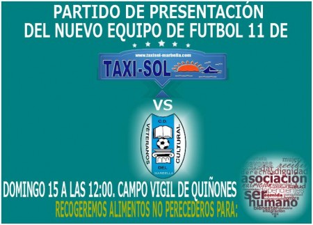 Este domingo se estrena el equipo Taxisol con una recogida de alimentos para Ser Humano