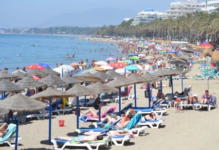 La Costa del Sol espera cerrar 2013 con 9,5 millones de turistas, un 5% más que durante 2012