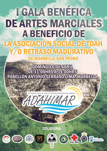 El domingo se celebra la I Gala de Artes Marciales a beneficio de ADAHIMAR