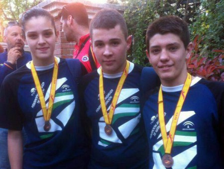 Tres jugadores del CW Marbella logran con Andalucía el bronce en el Campeonato de España