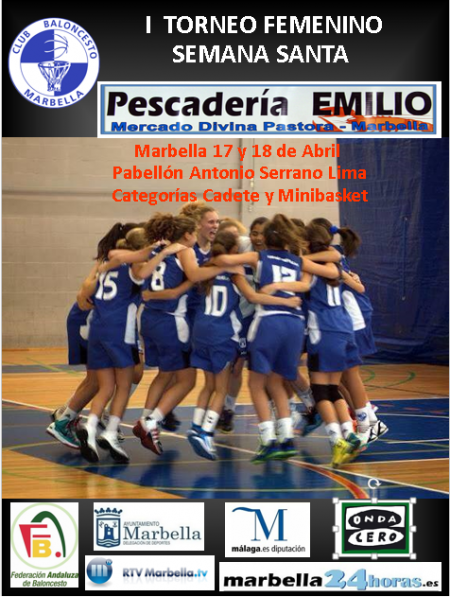 El CB Marbella organiza el primer torneo cadete y minibasket femenino