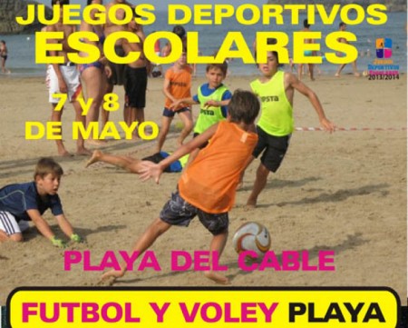 La playa de El Cable acogerá los Juegos Deportivos Escolares