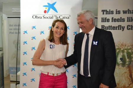 La Caixa y la Asociación Piel de Mariposa DEBRA España firman un convenio de colaboración