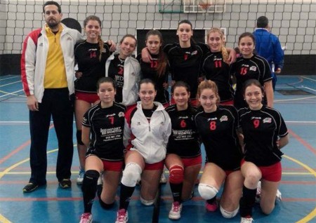 El cadete femenino 1 del Voleibol San Pedro, único triunfo de la jornada