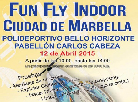 El Pabellón Carlos Cabezas acoge este domingo el I Trofeo Funfly de Vuelo Indoor 