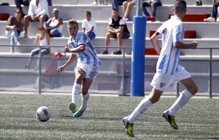 El juvenil Javi Ontiveros hará la pretemporada con el Málaga CF