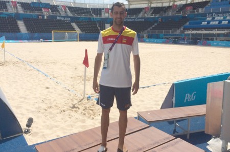 El marbellí Juanma Martín afronta su sexto Mundial de fútbol playa