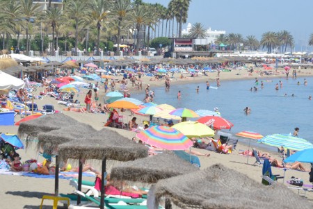 La Costa del Sol bate el récord de pernoctaciones entre enero y julio