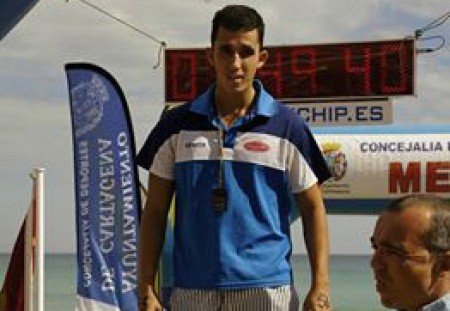 William Navarro del CN Marbella, campeón de España de Aguas Abiertas