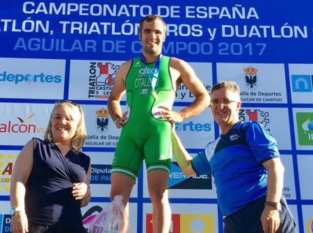 Jorge Otalecu, nuevo campeón de España de Paratriatlón y Paraduatlón