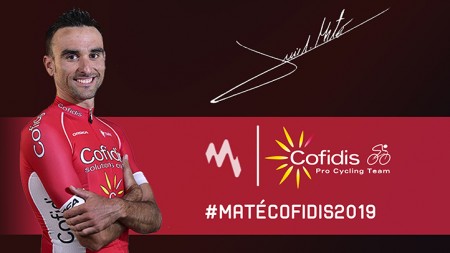 Luis Ángel Maté renueva con Cofidis para las dos próximas temporadas