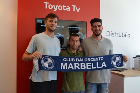 El CB Marbella presenta al alero Juanpe Jiménez y al ala-pívot Álex Romero