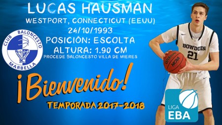 Lucas Hausman cierra la plantilla del CB Marbella para la temporada 2017/18